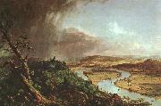 Thomas Cole The Connecticut River near Northampton oil painting on canvas